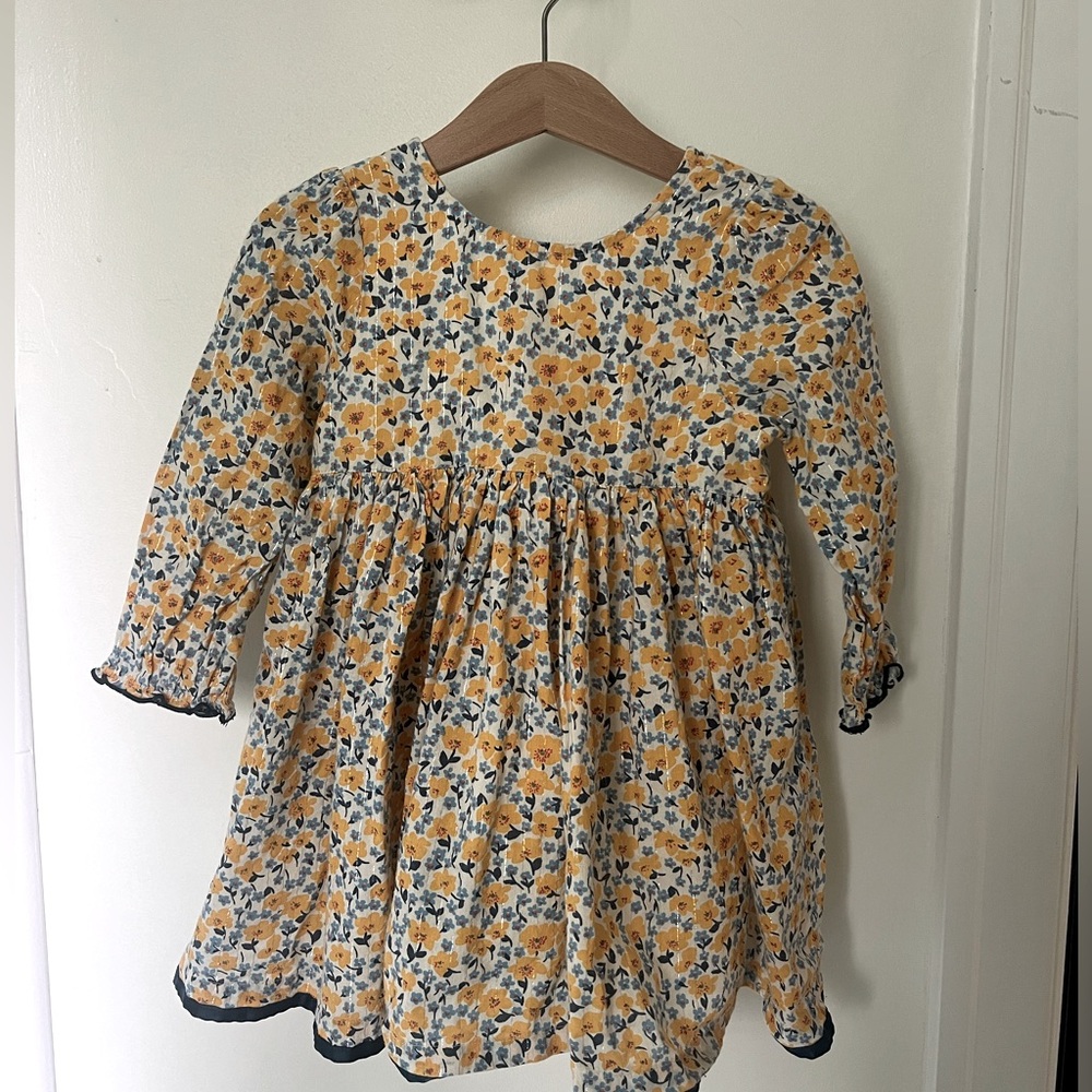 Pink chicken floral dress